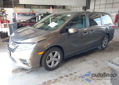 2018 Honda Odyssey Ex-L from USA, damaged, VIN 5FNRL6H79JB057481
